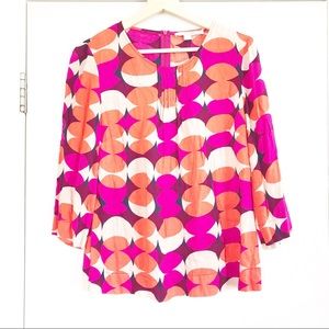 Boden Geometric Tunic Top